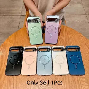 Please select the model for purchase. Luxury AG Matte Glass Lens Protective Magnetic Phone Case Casing For Google Pixel 10 9 8 7 6 A Pro XL 9A For Magsafe Wireless Charge Cover