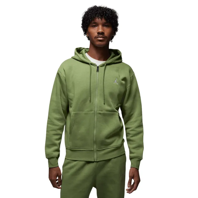 Air Jordan Essentials Full-Zip Fleece Hoodie - Men's Menswear Pockets, Plush, Long Sleeve