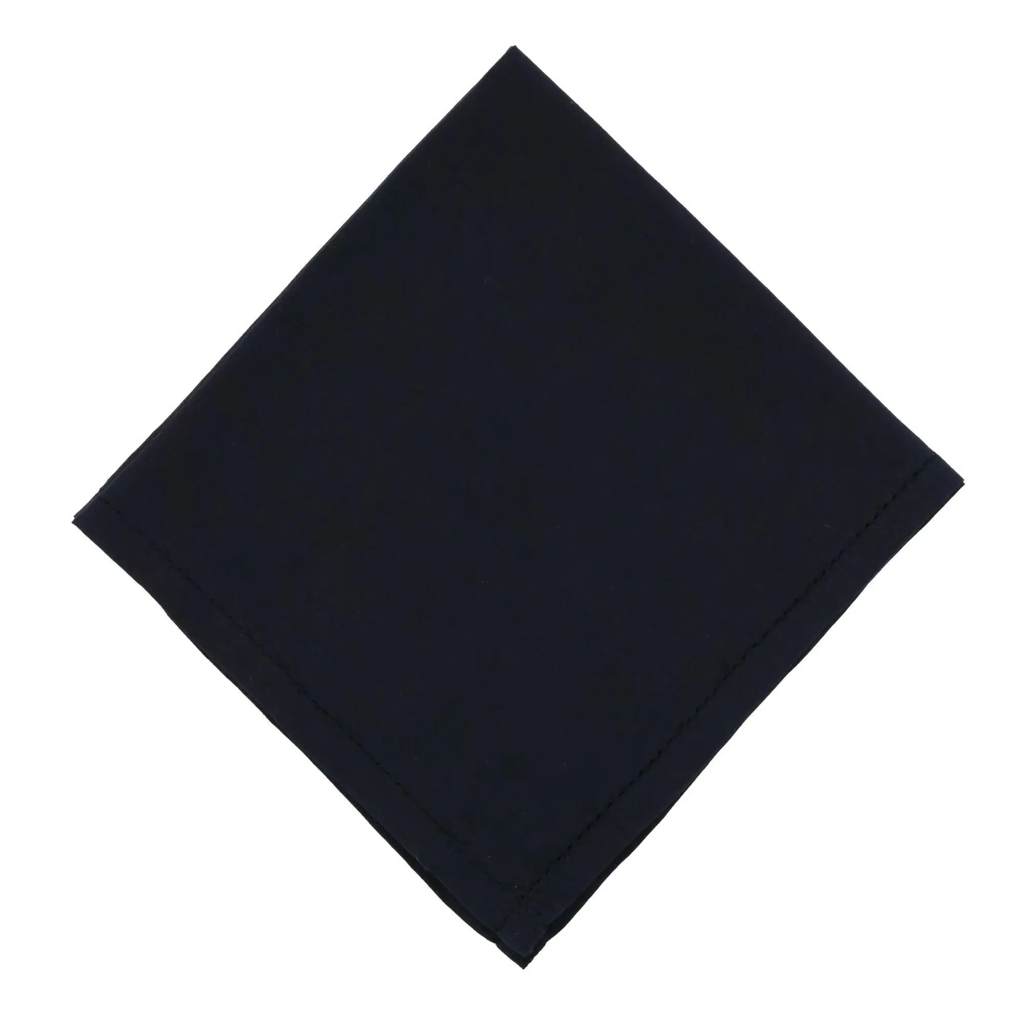CTM Women's Extra-Large Black Hemstitched Handkerchief, Fashion Clothing Accessory with Embroidery Space, For Women, Accessories, Female, Hemstitched Edges