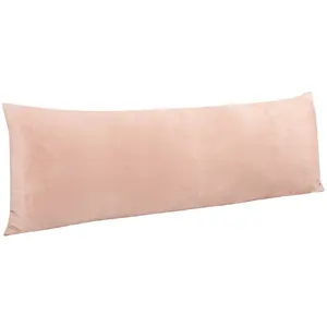 NTBAY Velvet Body Pillow Cover with Hidden Zipper, Super Soft and Cozy Luxury Fuzzy Long Pillowcase, 20x54 Inches