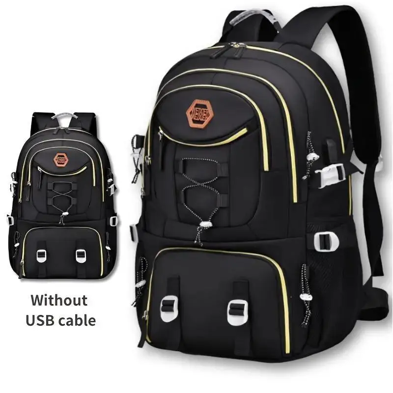 Premium Large Capacity Travel Laptop Backpack Water Resistant Outdoor Daypack with Separate Shoe Compartment Multiple Pockets Lightweight Durable Gym Bag Camping Gear Carry On Weekender Bag for Men
