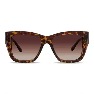 Velvet Eyewear Marsha V765TT01 Frame Tortoise Sunglasses with Brown Fade Lenses & 100% UV Protection for Women