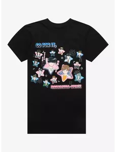Go For It Nakamura-Kun Star Collage Tee | Retro Manga Graphic T-Shirt | Anime Streetwear Shirt | Unisex Cotton Tee | Manga Fan Gift