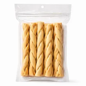 USA 6” Braided Lamb Collagen (6 Pack) 100% Natural Dog Chew Treats - Single-ingredient - Loaded with Nutrients - No Additives or Unhealthy Chemicals