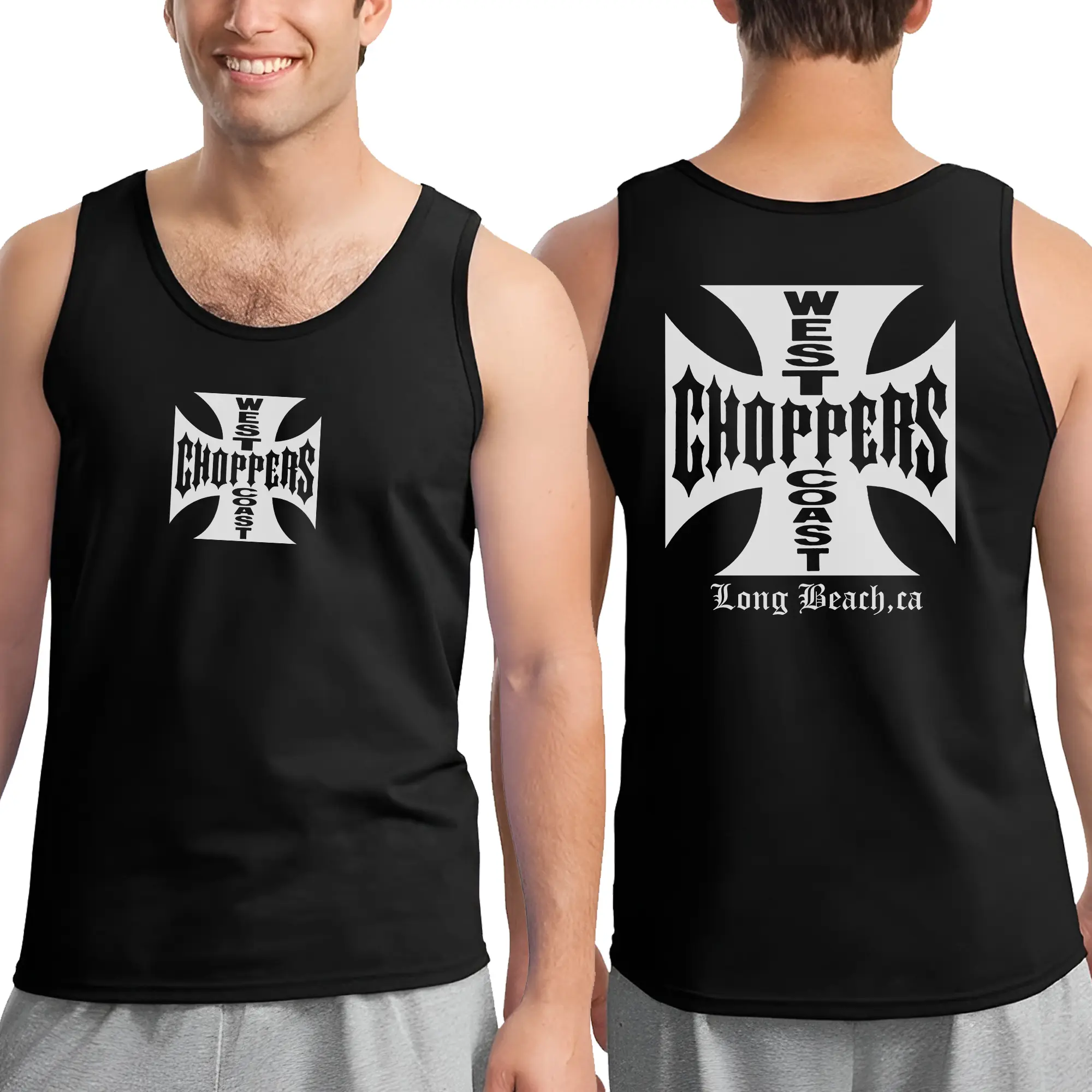 Paul Walker West Coast Choppers Tank Top, West Coast Choppers Tank Top, Unisex Ultra Cotton Tank Top, Classic Casual Menswear