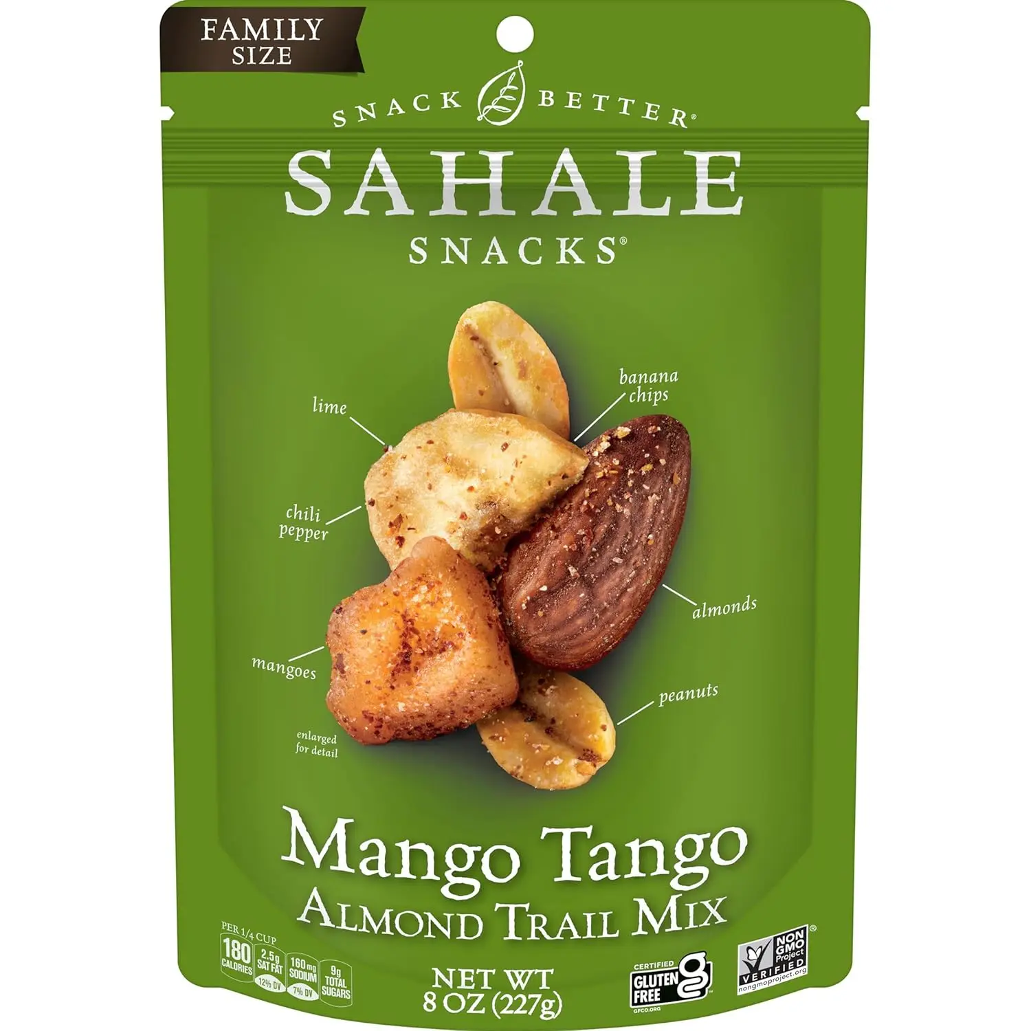Snacks Mango Tango Almond Trail Mix, 8 Ounces Snacks Mango Tango Almond Trail Mix, 8 Ounces