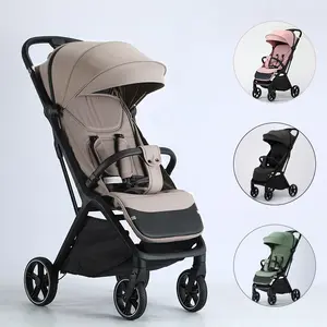 Lightweight Baby Stroller, Widened Sunshade with Zipper, Foldable Stroller Infant, One-touch Collection, Adjustable Backrest, Breathable Mesh, Easy to Carry, Suitable for Travel #Summervibes