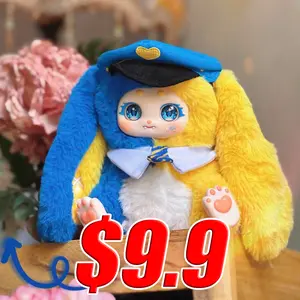 Noli's Rosemary Town Plush Blind Box, Whimsical Lop-Eared Rabbit Collectible, Fantasy Town Character Keychain, Viral Cute Fluffy Noli Doll Blind Box, Adorable Magical Town Plush Toy for Teens & Collectors