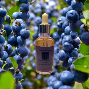 Blueberry Sugar, All Skin Types, Unisex Scented Body Fragrance Oil, Body Oil Perfume, 2 fl oz Hydrating Perfume Oil for Women - Jhane' Nicole Cosmetics