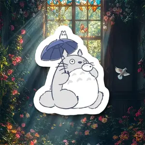 Totoro Vinyl Stickers for Cars, Motorcycles & Laptops, Matte Finish, Easy Application on Various Surfaces, Unique Gift Idea