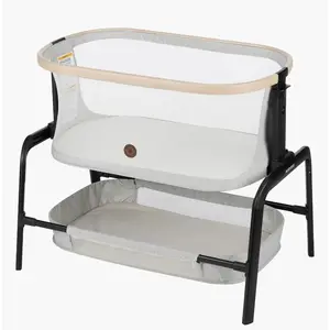 Iora Bedside Bassinet - Onyx Sand