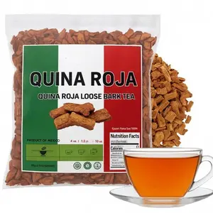 5oz Quina Roja Herbal Tea (Red Cinchona Bark, Red Quina) - Crafted By Nature - 100% All Natural Fresh Vegan Traditional Flavor