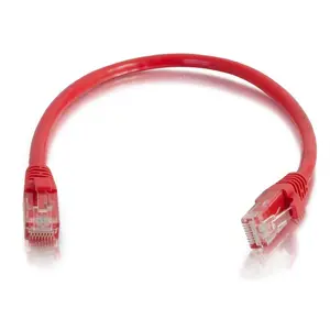 C2G 50811 20ft (6.1m) Cat6a Snagless Unshielded UTP Ethernet Network Patch Cable - Red