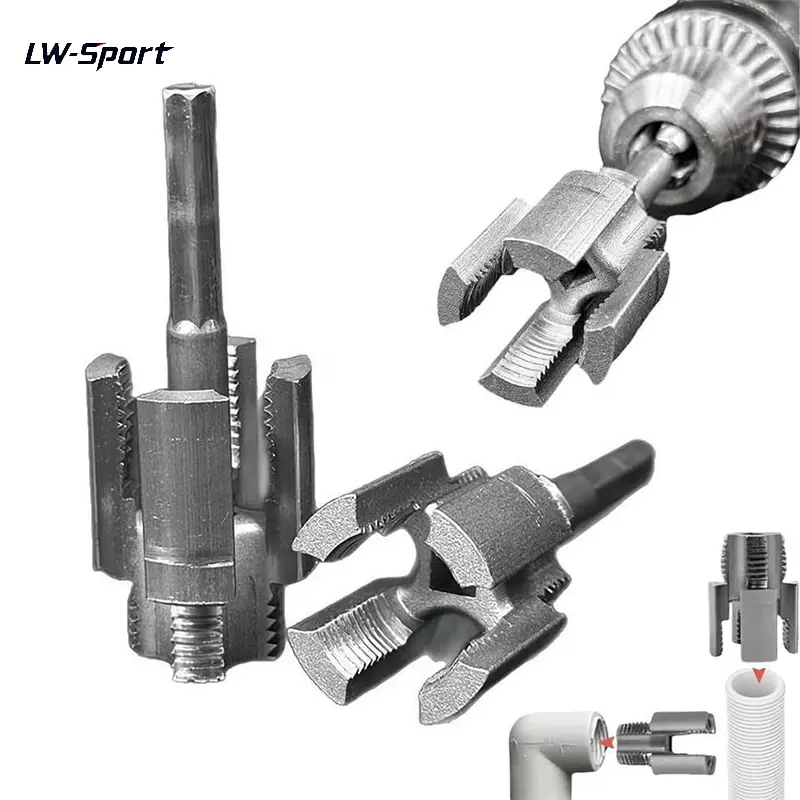 DN15 Pipe Threader Tool 1/2", Internal & External Pipe Threading Tool, Manual PVC Pipe Thread Cutter, Plumbing Hand Tool for Water Pipe Installation, Repair, DIY Home Maintenance