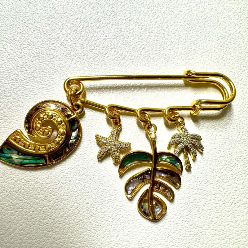 Leave Me at The Beach Brooch