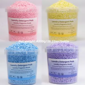 Laundry Scent Beads 800g Bottle with Measuring Spoon, Fresh Floral Fragrance Enhancer, Long-Lasting Scent Booster for All Washable Fabrics