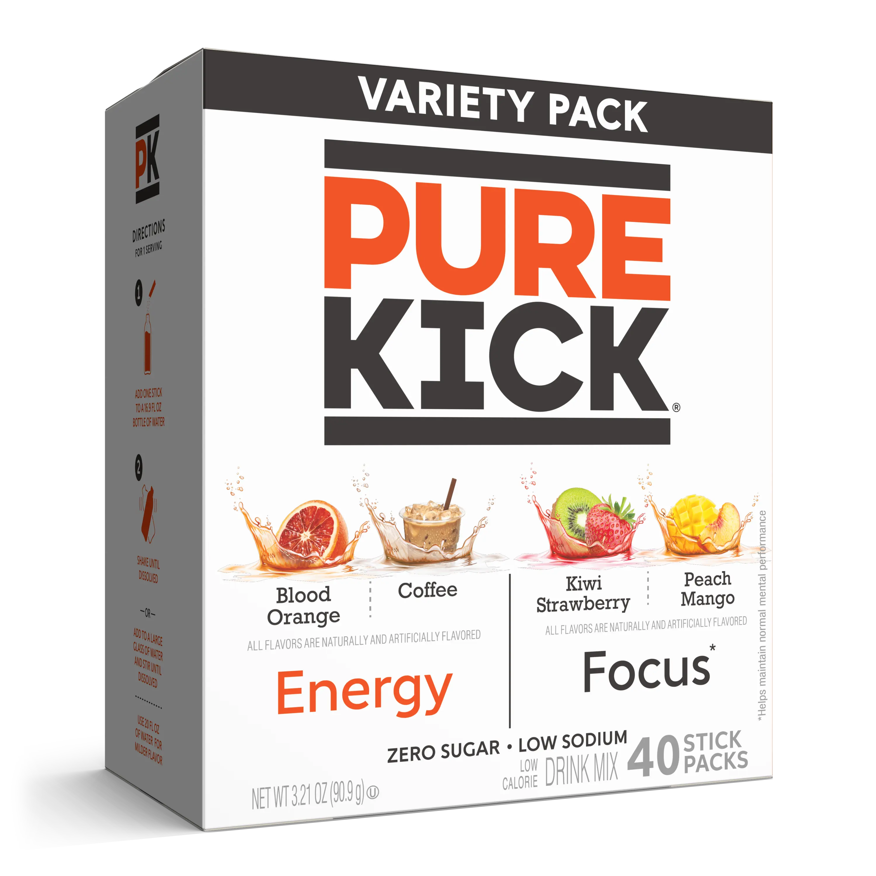 Pure Kick Energy & Focus 40ct Variety Pack Pure Kick Energy & Focus 40ct Variety Pack