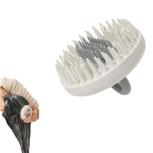 2-in-1 hair washing, massage comb and hair-scratching device, clean hair without damaging hair, head massage with handle to relieve itching, dry and wet dual-purpose, adult head shampoo brush for cleaning the scalp, home use, travel