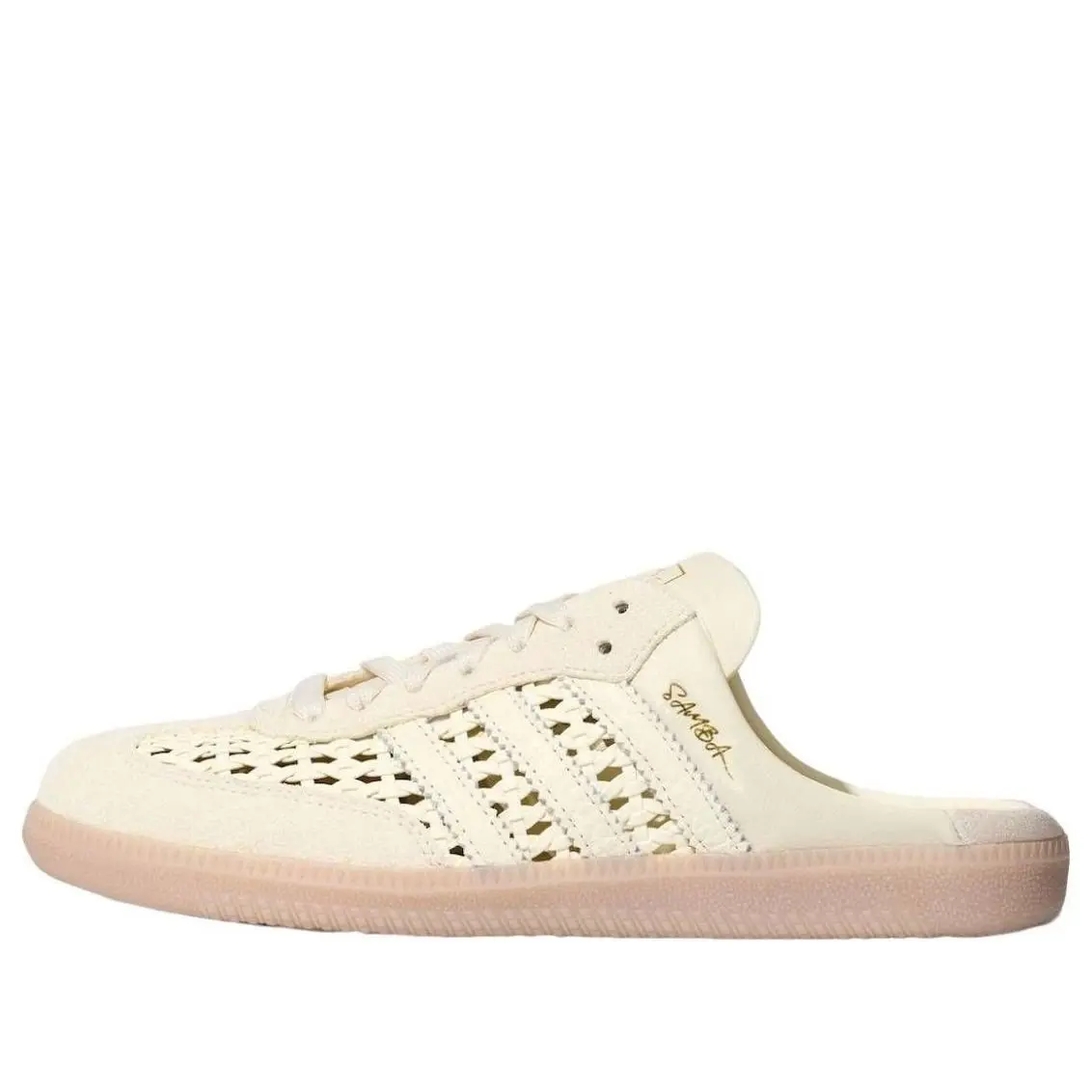 (WMNS) adidas Samba Mule Woven 'Crew White' KH7719 (WMNS) adidas Samba Mule Woven 'Crew White' KH7719
