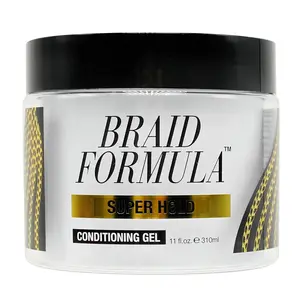 Ebin New York Braid Formula Haircare Gel - Super Hold, Hydrating Moisturizer, Lightweight, Argan-Infused Conditioning Styling Product