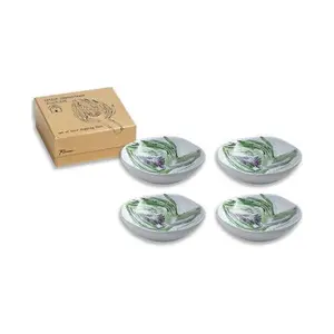 Artichoke dipping dish set of 4