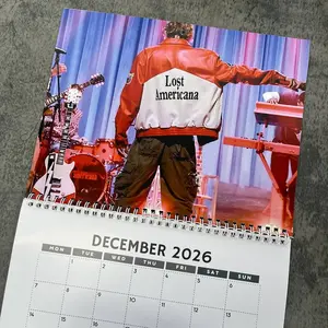 Trending Music Calendar 2026, Home Decor Matte Paper Calendar, GIft For Fans, Christmas 2025 Gift