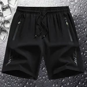 Men’s solid-color drawstring pocket shorts—fashionable, versatile outdoor  wear.  waistband with pockets; quick-drying, , and cool-to-the-touch. , , comfortable  suitable for running and gym workouts. TikTok Sh
