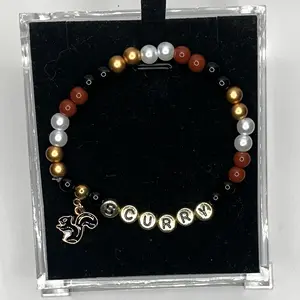 Squirrel scurry handmade stretch bracelet woman gift