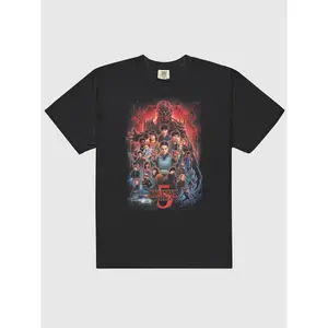 Stranger Things x Kyle Lambert Comfort Colors T-Shirt Season 5 Art Stranger Things x Kyle Lambert Comfort Colors T-Shirt Season 5 Art