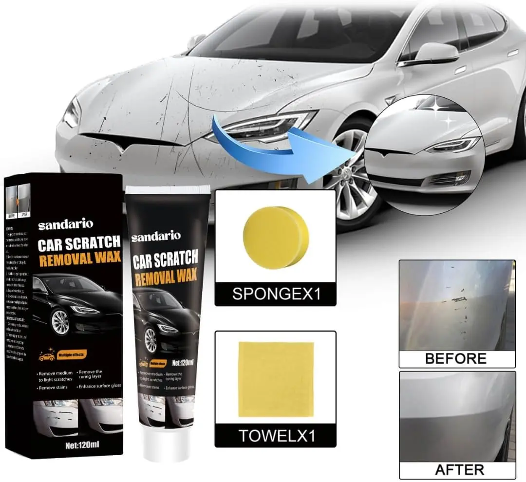 3s Car Scratch Remover Kit | Quick Fix for Vehicles & Stainless Steel - Erase Scratches Like Magic!