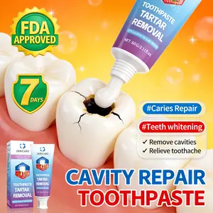 ZKRICARO Cavity Repair Toothpaste FDA Certified Repairs Cavities Whitens Teeth Relieves Sensitivity Herbal Oral Care