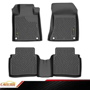 3D TPE Liners 3pcs Set All Weather Floor Mats Fit For 2019-2024 Nissan Altima