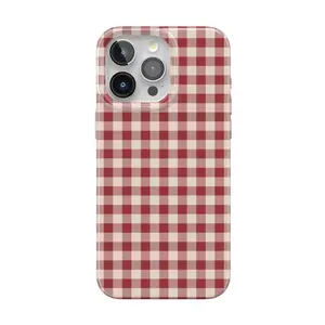 Casely iPhone 15 Pro Max Case | Sweet Jam | Red Gingham | Compatible with MagSafe | Classic Ultra Thin Design