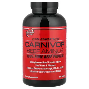 MuscleMeds Carnivor Beef Aminos 100 Pure Beef Protein 300 Tablets