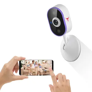 Wireless indoor Security Camera, AI Human Detection, Night Vision Security Camera, Easy Installation, 2-way Talk, Dual-Band 2.4G/5G Wi-Fi, HD Live Image, Cloud Storage