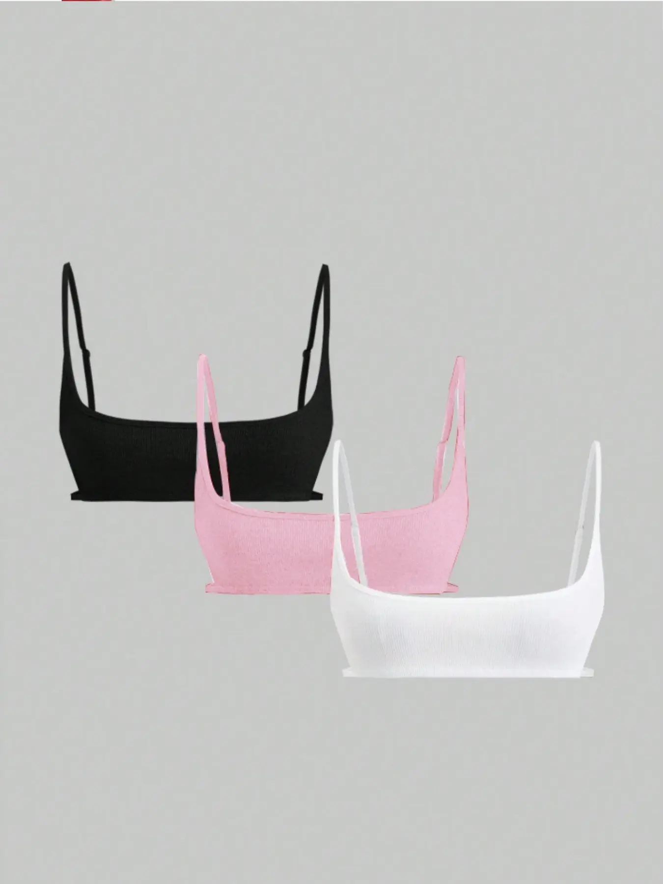 Women's Bodycon Sexy Backless Strapless Top Set, Three-Piece Basic Fashionable Casual Wear Clothing, Perfect for Daily & Stylish Occasions Underwear Sets