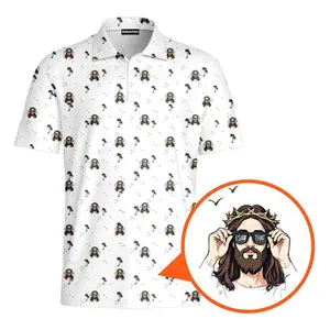Jesus I Saw That Polo Funny Golf Polo Shirts Golf Doodle Polo Masters Golf Polo Shirt 2025 Masters Golf Tournament Shirt Performance Outdoors Shirt Printed Gift for Men