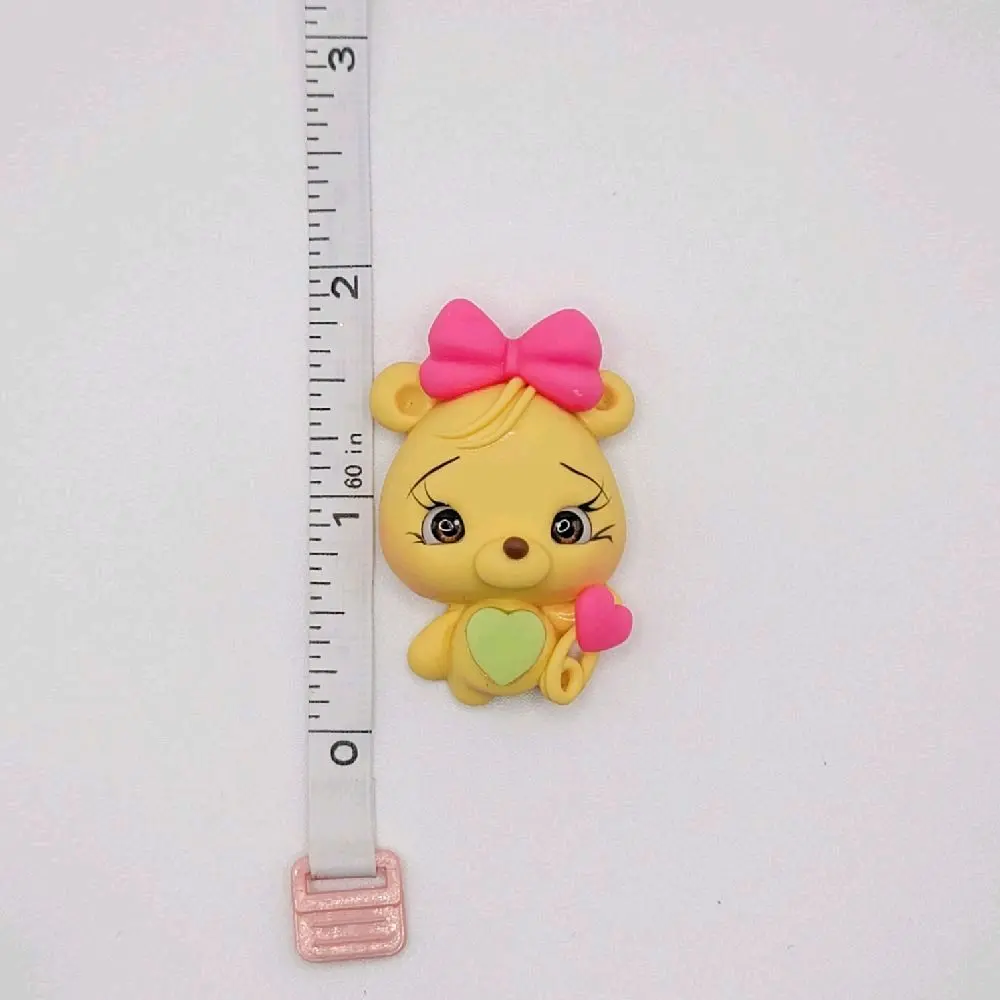 11/11 Teddy Bear Clay Doll for DIY Craft Embellishments