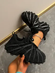 Paris Spider Web Thick Sole Dad Shoes Women, Spring Summer 2026 New Height Increasing Breathable Casual Sports Shoes