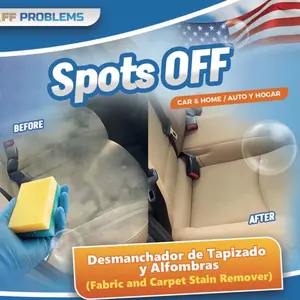 Spots Off Desmanchador de Asientos Alfombras Telas y plástico .