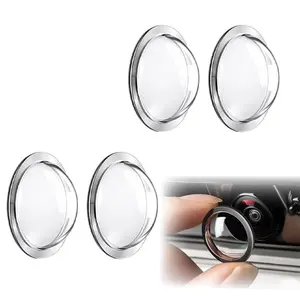 Car Camera Lens Protector, New Clear Backup Camera Protective Sticker, Anti-Scratch Waterproof Car Reversing Cameras Protection for Vehicle Cameras, Simple Adhesive Installation (4 PCS)