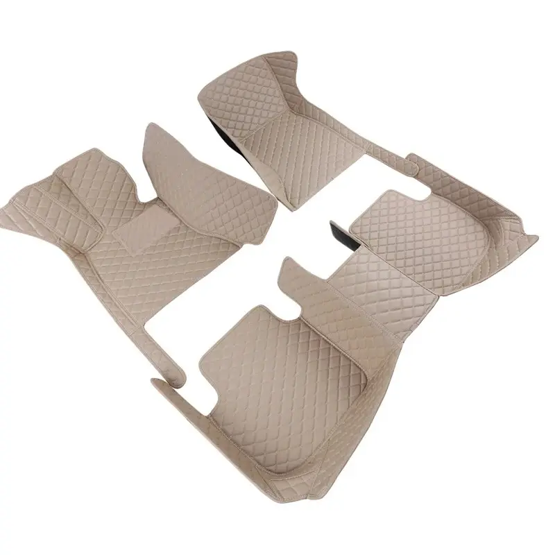 Custom Car Floor Mat For Chevrolet Captiva 2019~2021 Left/Right -hand Drive Auto Interior Accessories Automotive Floor Mats Fashion Diamond Styling Leather Carpet Waterproof Design Full Coverage