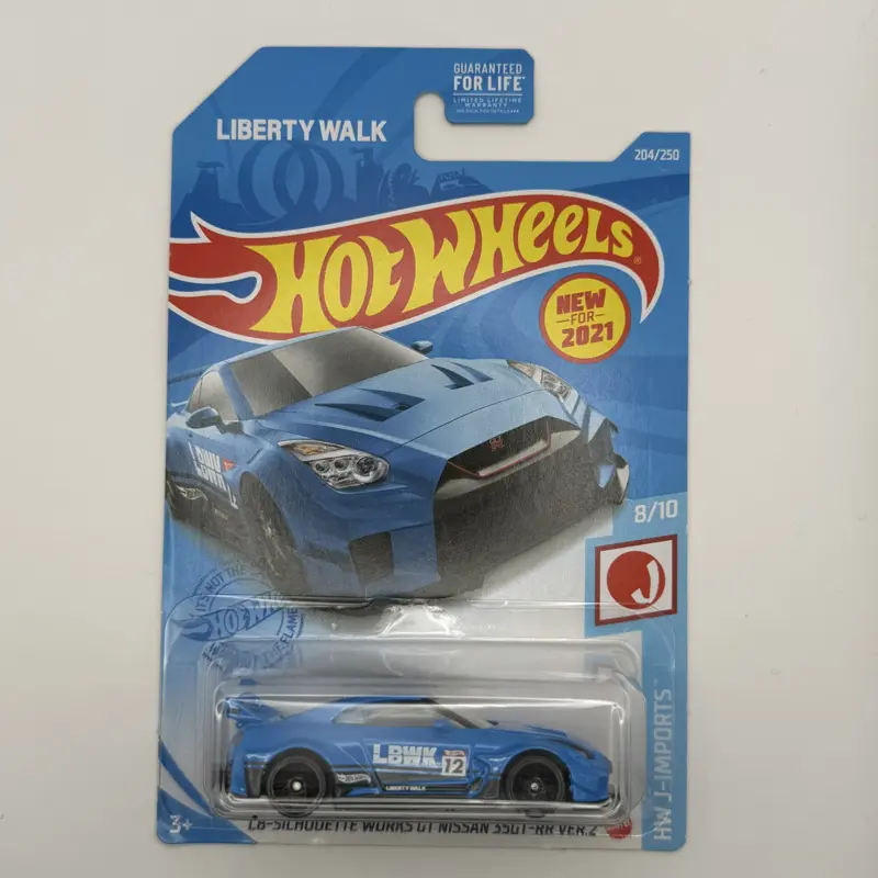 Hot Wheels 2021 Mainline Release LB-Silhouette Works GT Nissan 35GT-RR Ver. 2 in Blue HW J-Imports Series 8/10
