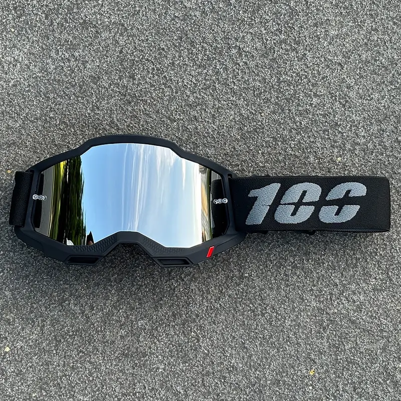 Newest 100 Motorcycle Goggles for Men, Sunglasses Safety Protective Glasses, Motorbike Protective Gear, Night MX Vision, Helmet Goggles, Driving Glasses, Motorcycle Accessories