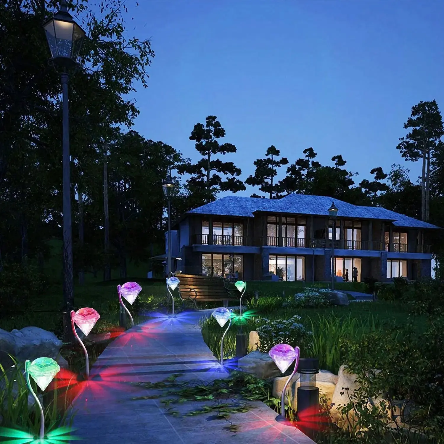 4Pcs Solar Garden Light