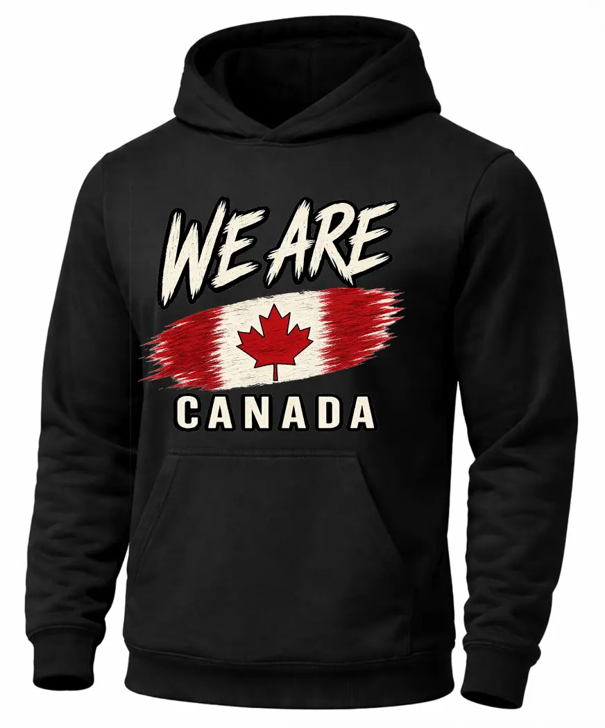 We Are Canada Heritage Flag Unisex Hoodie