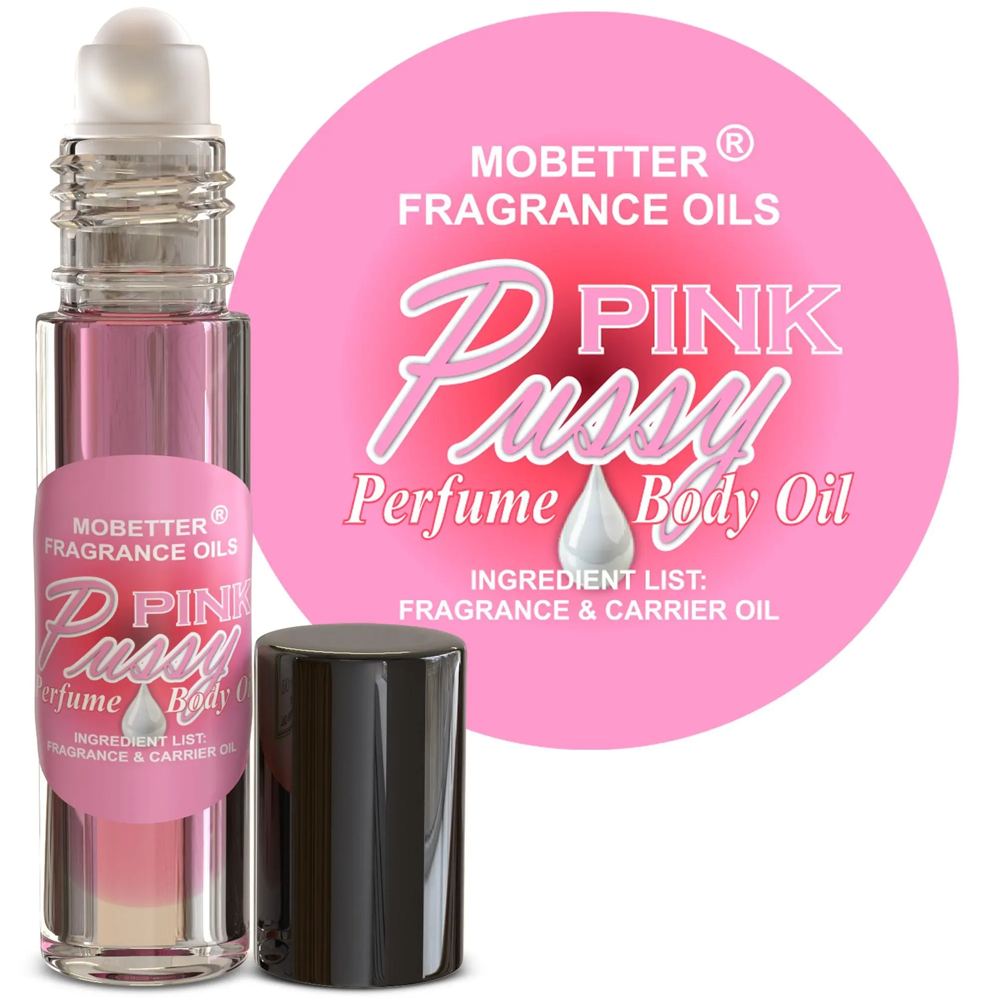 MOBETTER FRAGRANCE OILS Pink Perfume Body Oil Impression 10ml rollon