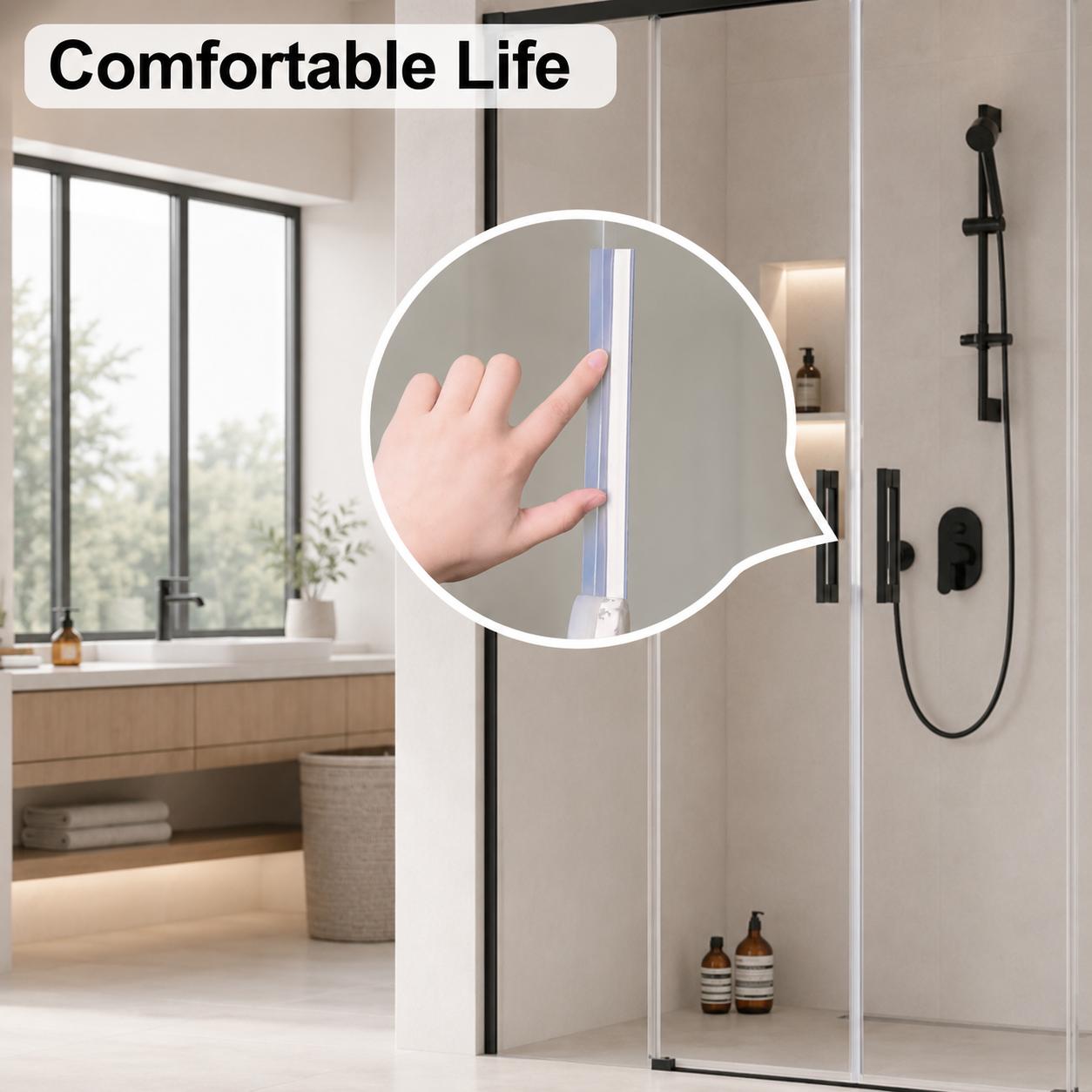 Door gap sealing strip