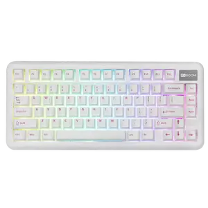 KiiBoom Phantom81 Lite 75% Gasket Mechanical Keyboard Wireless Hot-Swappable QMK&VIA Programmable thocky Keyboard Tri-Mode 2.4G/BT5.0/USB-C RGB Backlights creamykeyboards gaming accessories