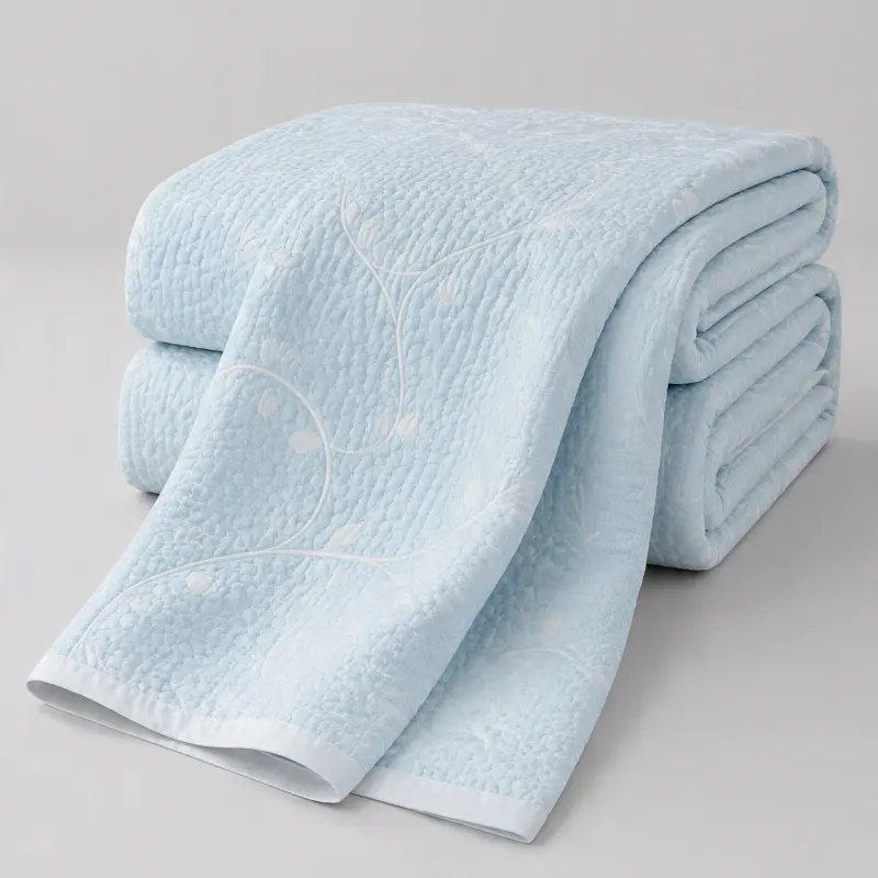 JOYFINITY Reversible Cooling Blanket, Cooling Comforter Size for Hot Sleeper and Night Sweats, Breathable Summer Quilt, Lightweight Soft Breathable Silky satin, Pet & Outdoor Summer Cooling Blanket